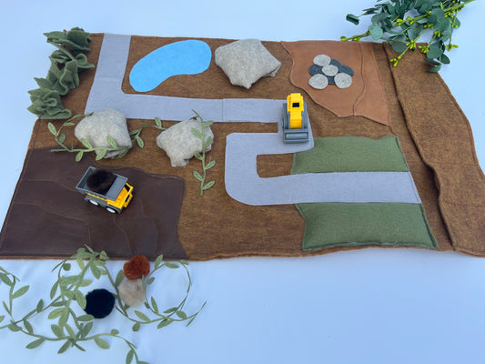 Construction on the go Play Mat