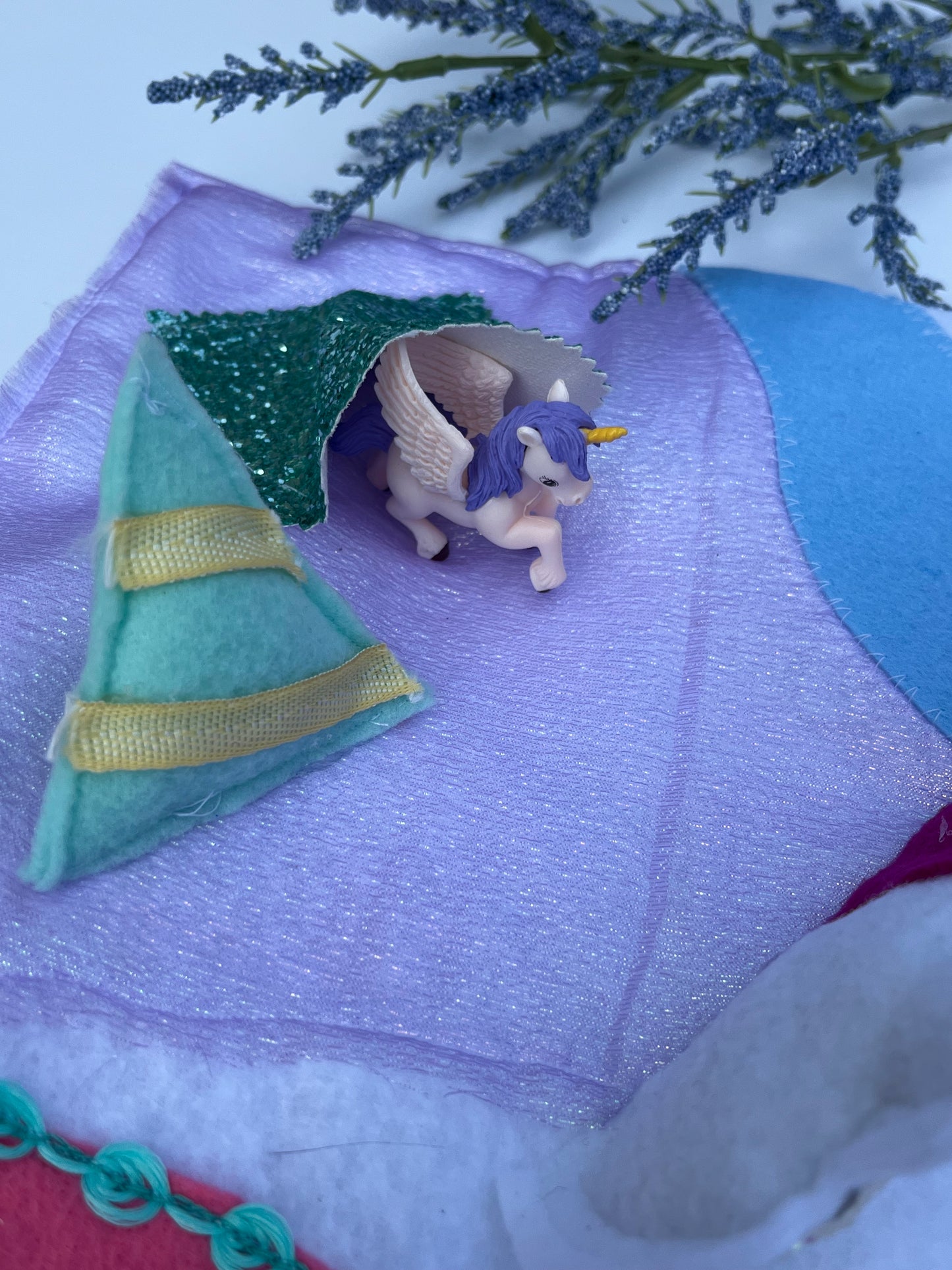 Unicorn Felt On the Go Play mat