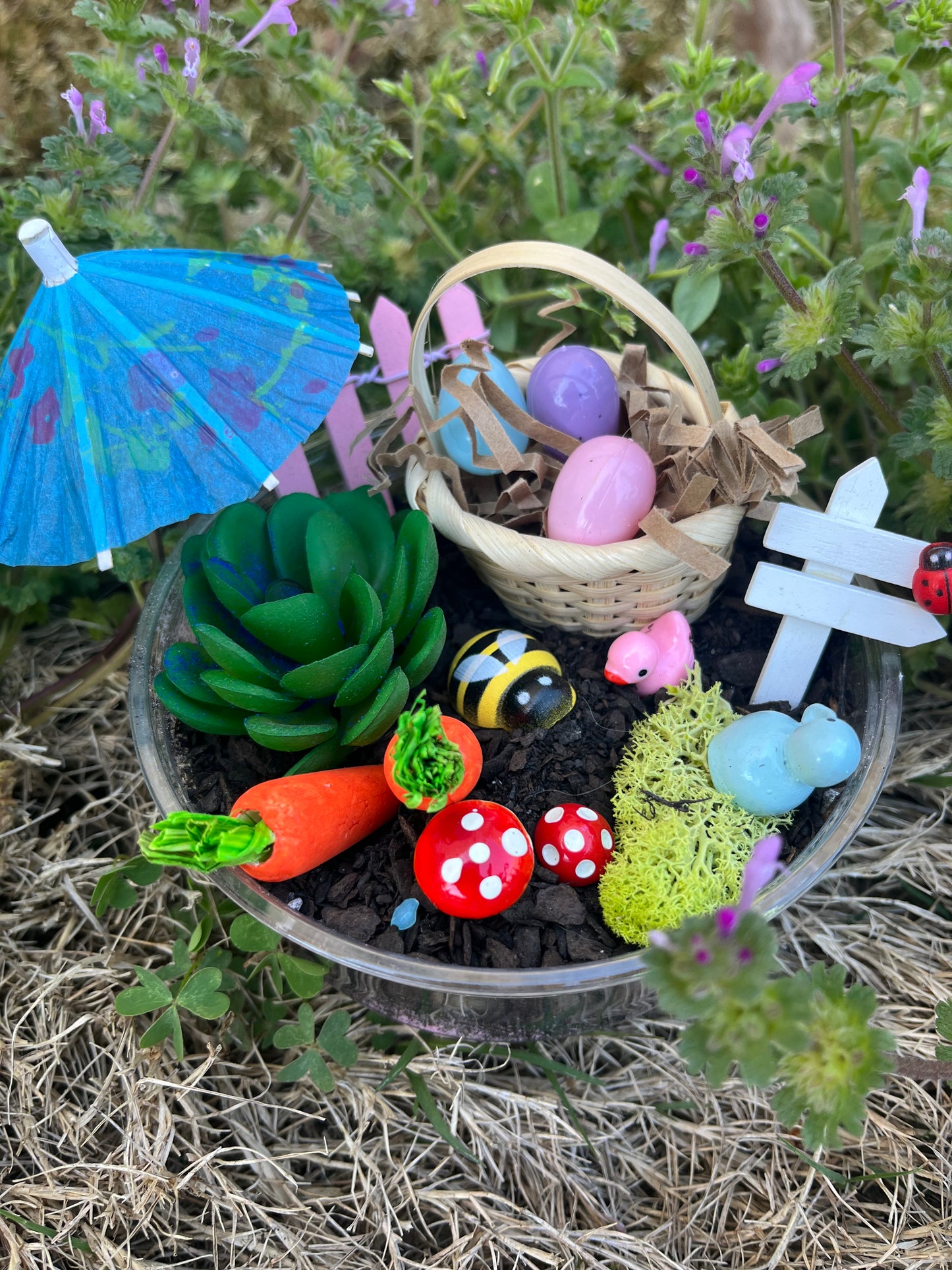 Easter Theme Fairy Garden
