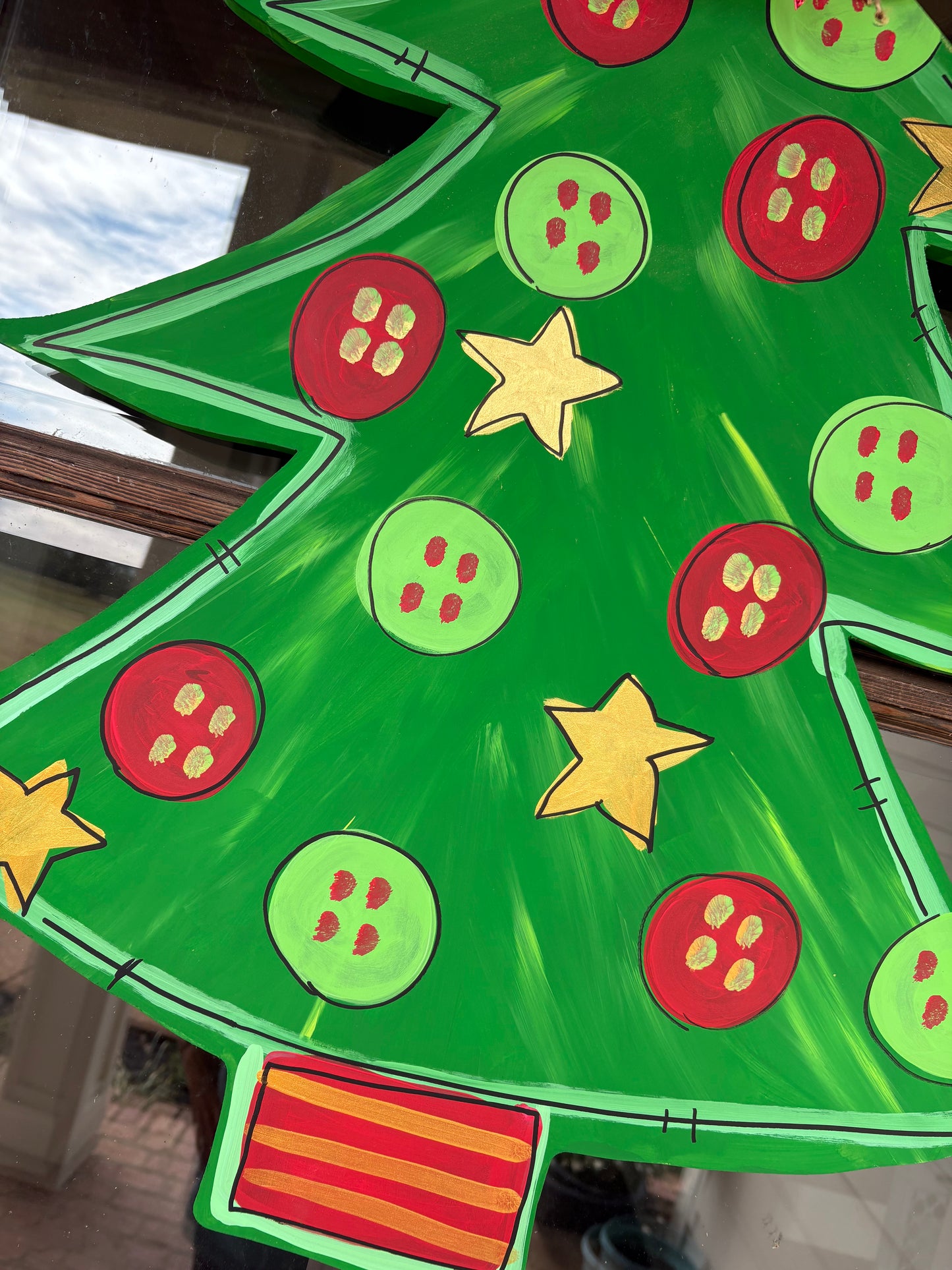 Traditional Tree Wooden Door Hanger