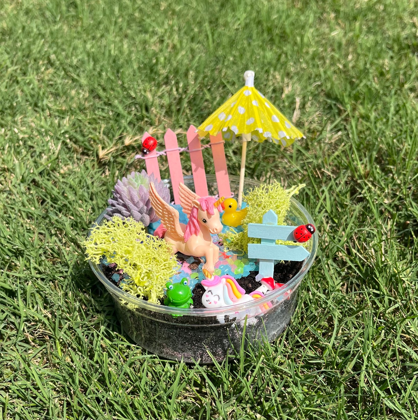 Unicorn Fairy Garden