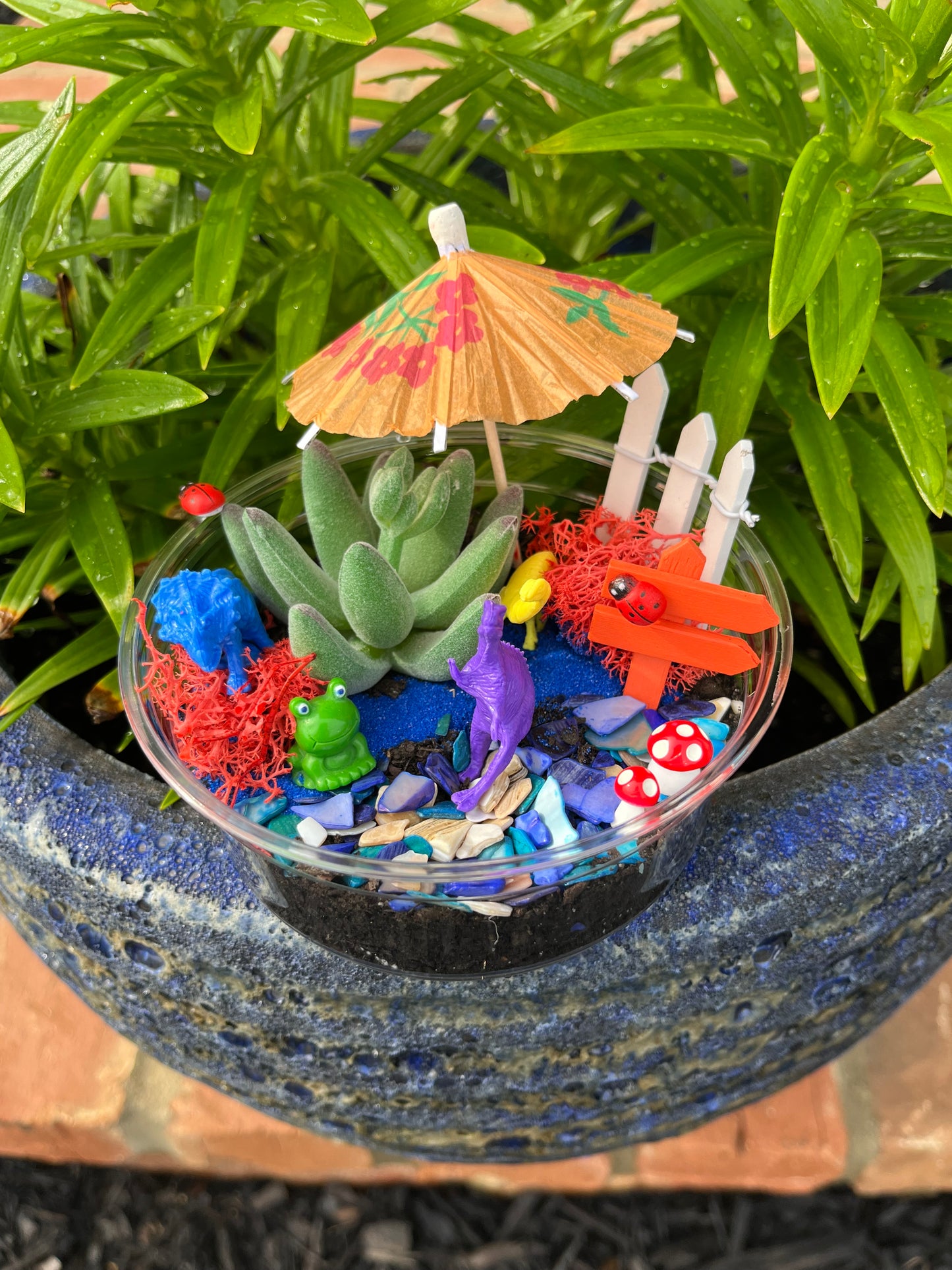 Dinosaur Fairy Garden