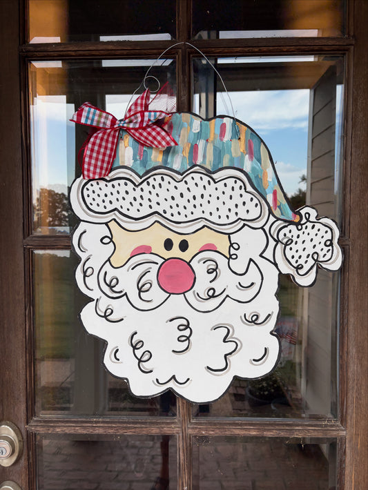 Whimsy Santa Door Hanger