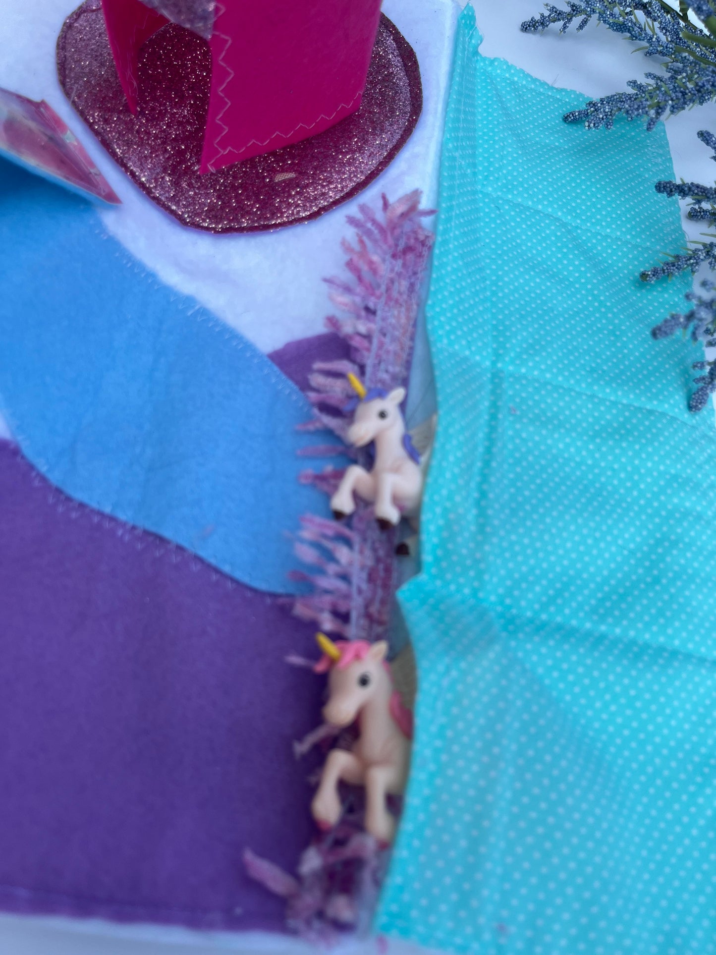 Unicorn Felt On the Go Play mat